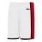 BS1735 Pro Basketball Shorts - White/Black/Red - Front