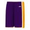 BS1735 Pro Basketball Shorts - Purple/Gold/White - Front