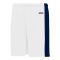 BS9145 Pro Basketball Shorts - White/Navy - Front