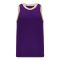 Athletic Knit B1710-441 Pro Basketball Jersey - Purple/White/Gold - Primary