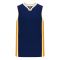 Athletic Knit B1715-460 Pro Basketball Jersey - Navy/Gold/White - Primary