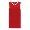 Athletic Knit B2115-208 Pro Basketball Jersey - Red/White - Primary