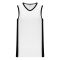 Athletic Knit B2115-222 Pro Basketball Jersey - White/Black - Primary