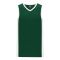 Athletic Knit B2115-260 Pro Basketball Jersey - Dark Green/White - Primary
