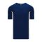 Athletic Knit BA1343-216 One Button Baseball Jersey - Navy/White - Primary