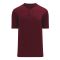 Athletic Knit BA1347-009 Two Button Baseball Jersey - Maroon - Primary
