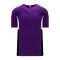 Athletic Knit BA1763-438 One Button Baseball Jersey - Purple/White/Black - Primary