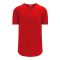 Athletic Knit BA5200-005 Full Button Baseball Jersey - Red - Primary