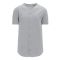 Athletic Knit BA5200-012 Full Button Baseball Jersey - Grey - Primary