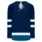 Athletic Knit H550B-WIN724B Pro Hockey Jersey - 2017 Winnipeg Navy - Primary