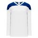H6100 League Hockey Jersey - White/Royal - Front H6100 League Hockey Jersey - White/Royal - Front