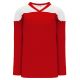 H6100 League Hockey Jersey - Red/White - Front H6100 League Hockey Jersey - Red/White - Front