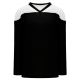 H6100 League Hockey Jersey - Black/White - Front H6100 League Hockey Jersey - Black/White - Front