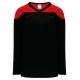 H6100 League Hockey Jersey - Black/Red - Front H6100 League Hockey Jersey - Black/Red - Front
