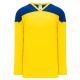 H6100 League Hockey Jersey - Maize/Royal - Front H6100 League Hockey Jersey - Maize/Royal - Front