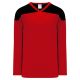 H6100 League Hockey Jersey - Red/Black - Front H6100 League Hockey Jersey - Red/Black - Front