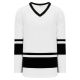 H6400 League Hockey Jersey - White/Black - Front H6400 League Hockey Jersey - White/Black - Front