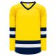 H6500 League Hockey Jersey - Maize/White/Navy - Front H6500 League Hockey Jersey - Maize/White/Navy - Front