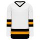 H6500 League Hockey Jersey - White/Black/Gold - Front H6500 League Hockey Jersey - White/Black/Gold - Front