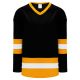 H6500 League Hockey Jersey - Black/White/Gold - Front H6500 League Hockey Jersey - Black/White/Gold - Front