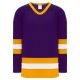 H6500 League Hockey Jersey - Purple/Gold/White - Front H6500 League Hockey Jersey - Purple/Gold/White - Front