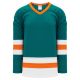 H6500 League Hockey Jersey - Pacific Teal/White/Orange - Front H6500 League Hockey Jersey - Pacific Teal/White/Orange - Front