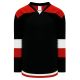 H7400 Select Hockey Jersey - Black/Red/White - Front H7400 Select Hockey Jersey - Black/Red/White - Front