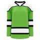 H7500 Select Hockey Jersey - Lime Green/Black/White - Front H7500 Select Hockey Jersey - Lime Green/Black/White - Front