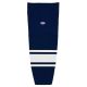HS2100 Lightweight Pro Hockey Socks - Navy/White - Front HS2100 Lightweight Pro Hockey Socks - Navy/White - Front