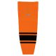HS2100 Lightweight Pro Hockey Socks - Orange/Black - Front HS2100 Lightweight Pro Hockey Socks - Orange/Black - Front