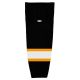 HS2100 Lightweight Pro Hockey Socks - Boston Black - Front HS2100 Lightweight Pro Hockey Socks - Boston Black - Front