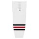 HS2100 Lightweight Pro Hockey Socks - Chicago White - Front HS2100 Lightweight Pro Hockey Socks - Chicago White - Front