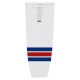 HS2100 Lightweight Pro Hockey Socks - New York Rangers White - Front HS2100 Lightweight Pro Hockey Socks - New York Rangers White - Front