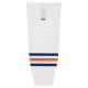 HS2100 Lightweight Pro Hockey Socks - Edmonton White - Front HS2100 Lightweight Pro Hockey Socks - Edmonton White - Front