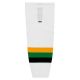 HS2100 Lightweight Pro Hockey Socks - Minnesota White With Black Stripe - Front HS2100 Lightweight Pro Hockey Socks - Minnesota White With Black Stripe - Front