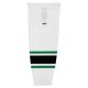 HS2100 Lightweight Pro Hockey Socks - Dallas White - Front HS2100 Lightweight Pro Hockey Socks - Dallas White - Front