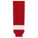 HS630 Knitted Striped Hockey Socks - Detroit Red - Front HS630 Knitted Striped Hockey Socks - Detroit Red - Front