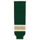 HS630 Knitted Striped Hockey Socks - Dark Green/Vegas/White - Front HS630 Knitted Striped Hockey Socks - Dark Green/Vegas/White - Front