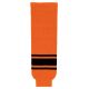 HS630 Knitted Striped Hockey Socks - Orange/Black - Front HS630 Knitted Striped Hockey Socks - Orange/Black - Front