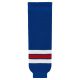 HS630 Knitted Striped Hockey Socks - New York Rangers Royal - Front HS630 Knitted Striped Hockey Socks - New York Rangers Royal - Front