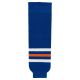 HS630 Knitted Striped Hockey Socks - Edmonton Royal - Front HS630 Knitted Striped Hockey Socks - Edmonton Royal - Front