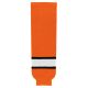 HS630 Knitted Striped Hockey Socks - Orange/Black/White - Front HS630 Knitted Striped Hockey Socks - Orange/Black/White - Front