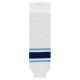HS630 Knitted Striped Hockey Socks - Maine White - Front HS630 Knitted Striped Hockey Socks - Maine White - Front