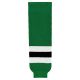 HS630 Knitted Striped Hockey Socks - 2013 Dallas Kelly Green - Front HS630 Knitted Striped Hockey Socks - 2013 Dallas Kelly Green - Front
