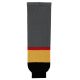 HS630 Knitted Striped Hockey Socks - 2017 Vegas Charcoal - Front HS630 Knitted Striped Hockey Socks - 2017 Vegas Charcoal - Front