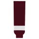 HS630 Knitted Striped Hockey Socks - Peterborough Maroon - Front HS630 Knitted Striped Hockey Socks - Peterborough Maroon - Front