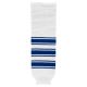 HS630 Knitted Striped Hockey Socks - New Toronto White - Front HS630 Knitted Striped Hockey Socks - New Toronto White - Front