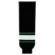 HS630 Knitted Striped Hockey Socks - Dallas Black - Front HS630 Knitted Striped Hockey Socks - Dallas Black - Front