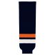 HS630 Knitted Striped Hockey Socks - New York Islanders Navy - Front HS630 Knitted Striped Hockey Socks - New York Islanders Navy - Front