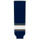 HS630 Knitted Striped Hockey Socks - Notre Dame Navy - Front HS630 Knitted Striped Hockey Socks - Notre Dame Navy - Front